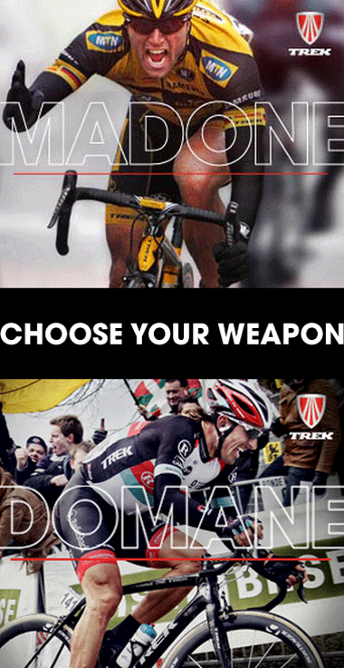 Choose Your Weapon - Trek Madone or Trek Domane