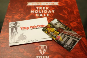 Gift Card at Village Cycle Center is a great gift for the cyclist in your life