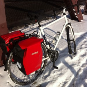 Llama's 2014 Trek 520 winter bike