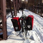 Ortlieb Back Roller City Pannier for winter biking
