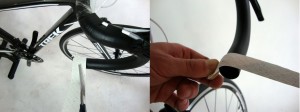 steps to wrap your bike handlebars