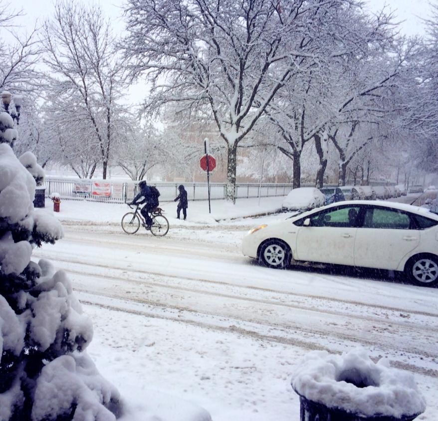 winter bike commute clothing